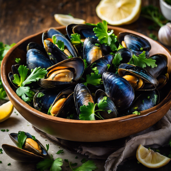 Savory Garlic Butter Mussels