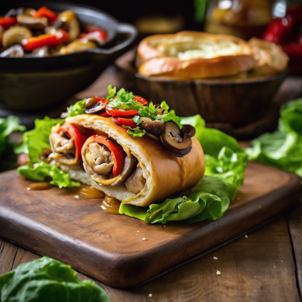 Savory Chicken Veggie Roll