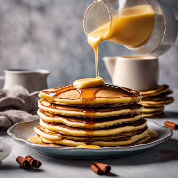 Cinnamon Condensed Milk Pancakes