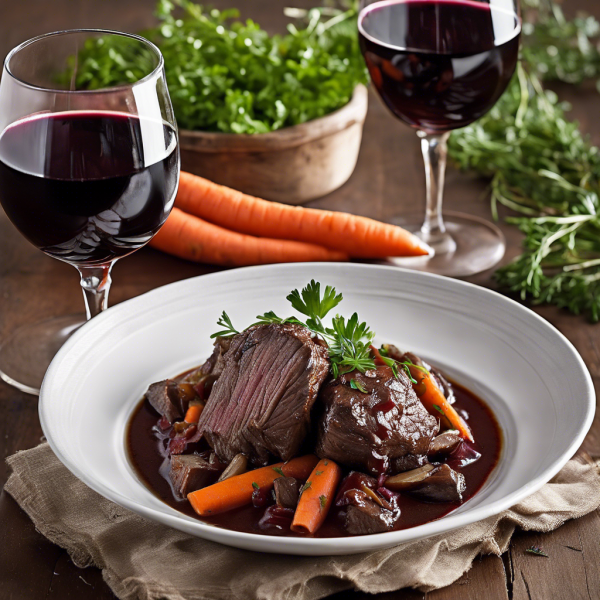 Red Wine Braised Beef