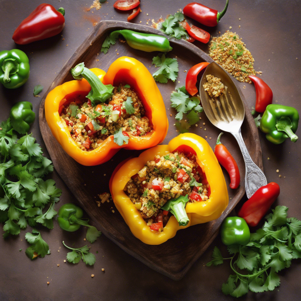 Paneer Stuffed Bell Peppers