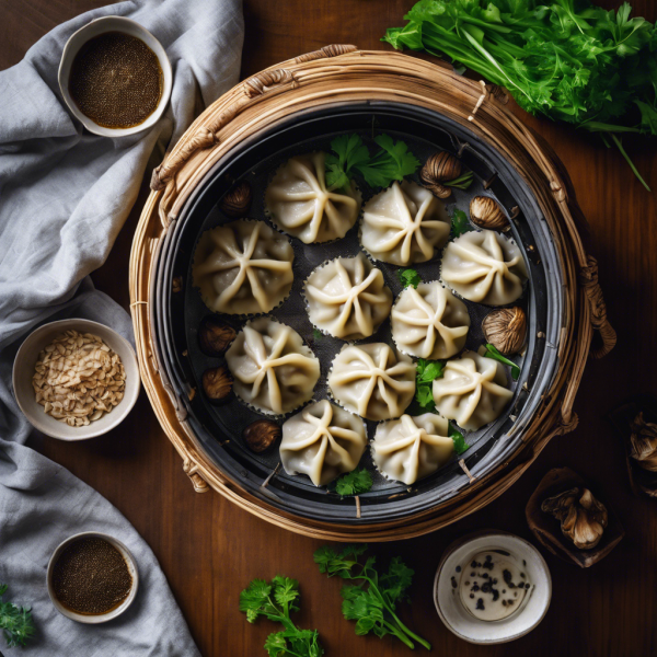 Truffle Shiitake Dumplings