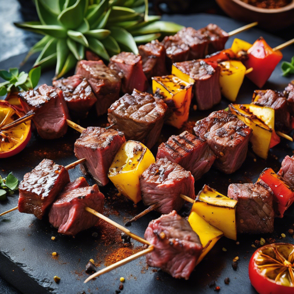 Arabian Beef Cocktail Skewers