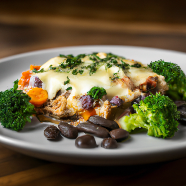 Bean and Chicken Potato Bake