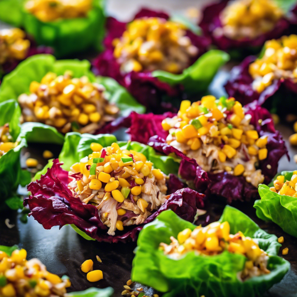 Indian Chicken and Cheese Corn Cups