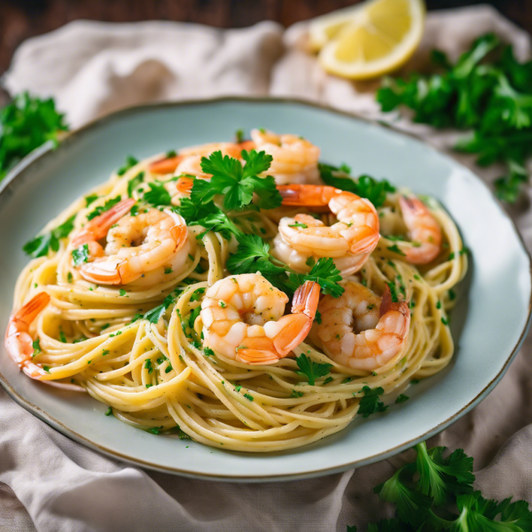 Garlic Butter Shrimp Pasta