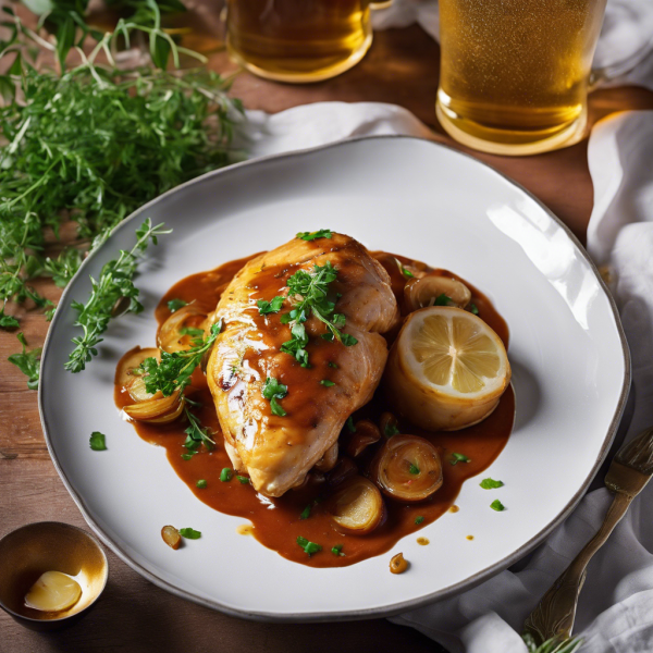 Beer-Braised Chicken