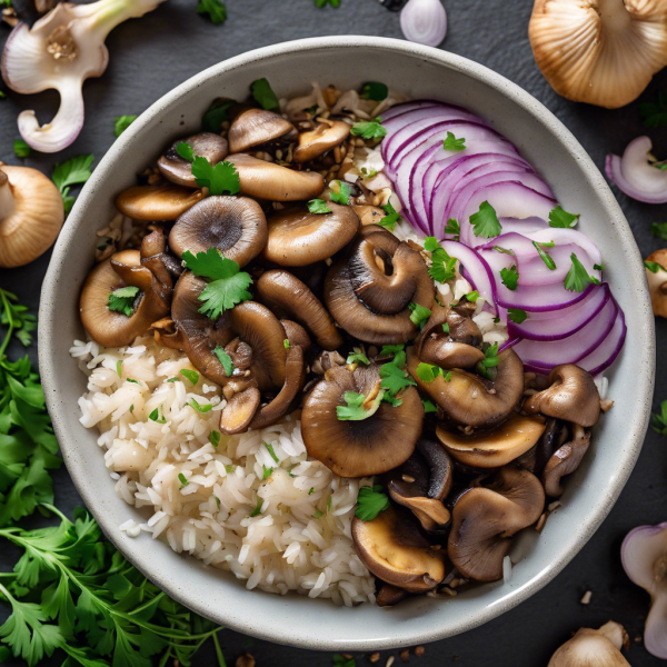 Savory Mushroom Rice Bowl