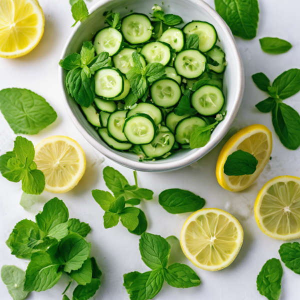 Refreshing Cucumber Mint Fenugreek Salad