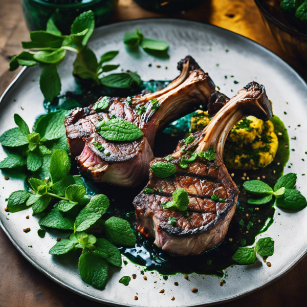 Minted Grilled Lamb Chops