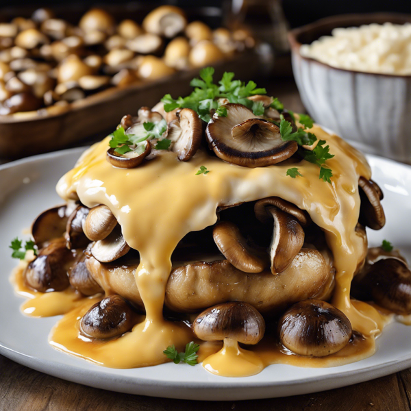 Honey-Garlic Chicken Stuffed Mushrooms