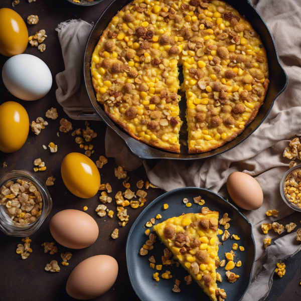 Crunchy Corn Egg Frittata