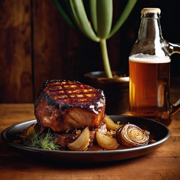 Beer-Braised Pork Chops