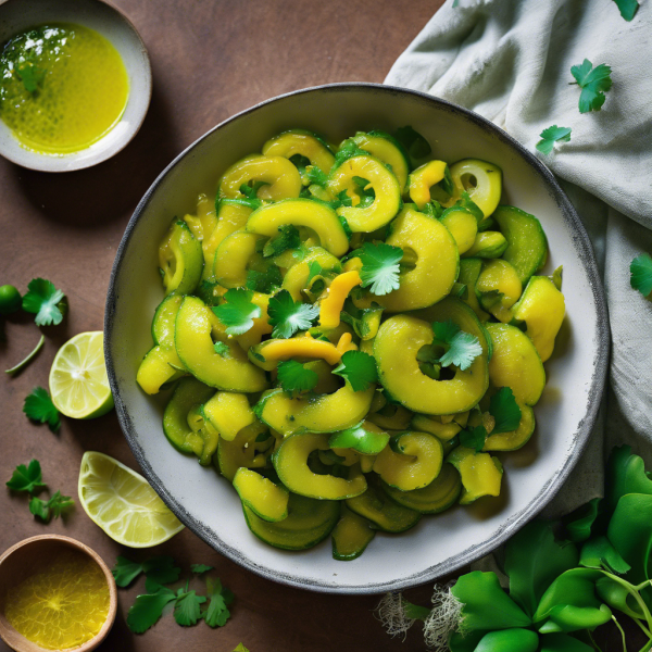 Lemon-Bitter Gourd Stir-Fry