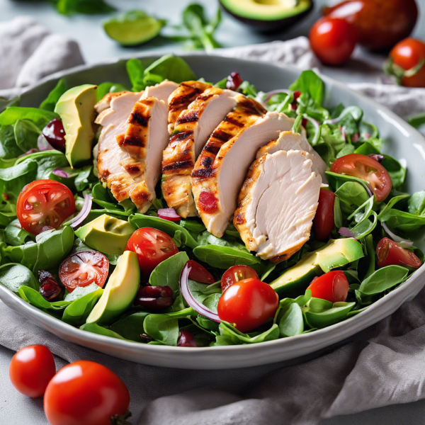 Spicy Chicken Avocado Salad