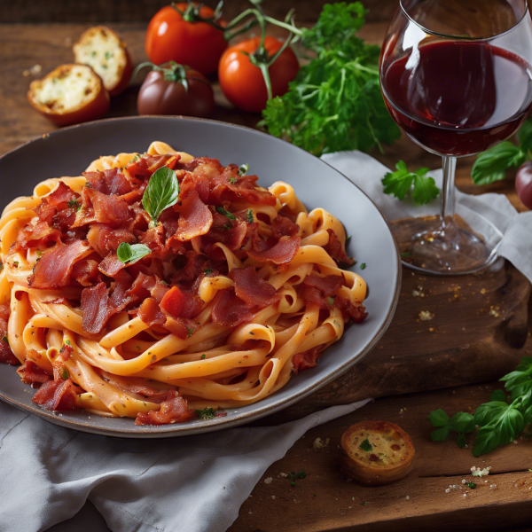 Bacon and Tomato Pasta Delight