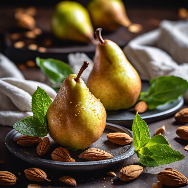 Baked Pears with Honey and Almonds