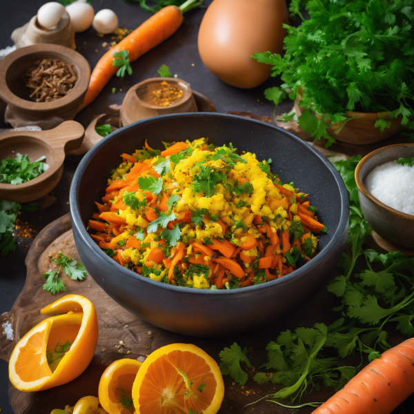 Spiced Carrot and Egg Stir-Fry