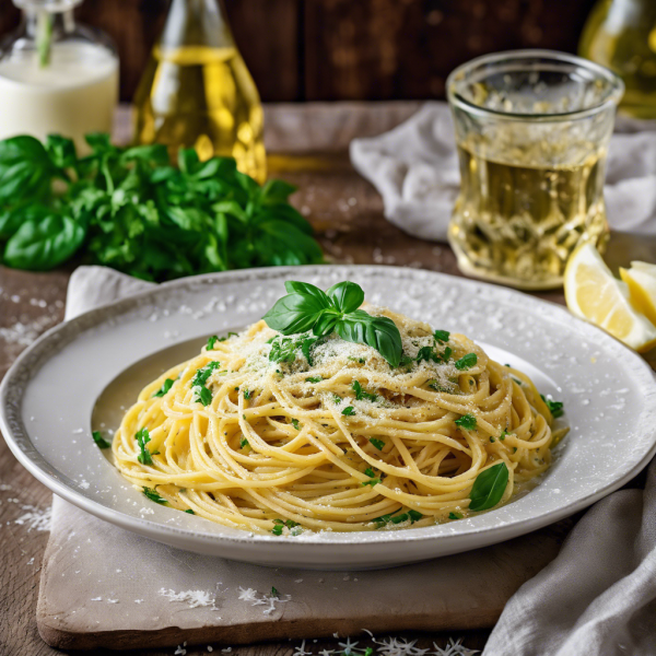 Garlic Butter Pasta with Fresh Herbs