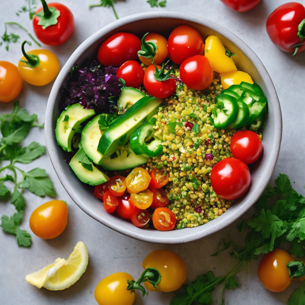 Tea-Infused Quinoa Bowl