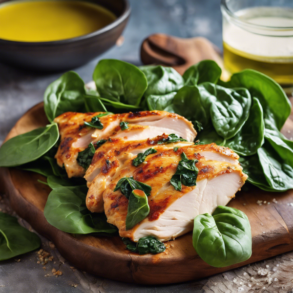 Cheesy Spinach Stuffed Chicken Breast