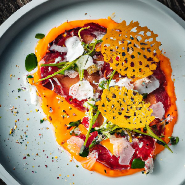 Molecular Carpaccio Salad