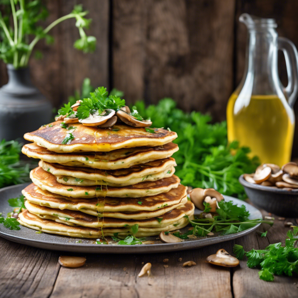 Savory Chicken and Mushroom Pancakes