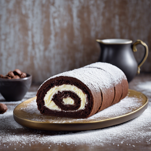 Grandma's Chocolate-Filled Swiss Roll for One