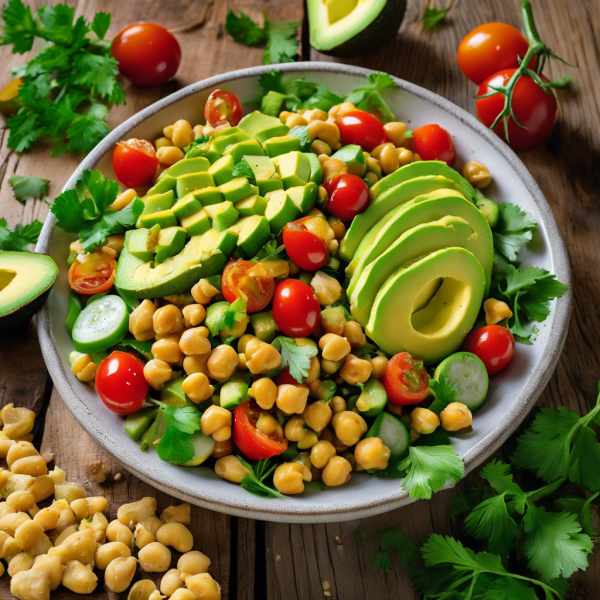 Savory Avocado & Chickpea Salad