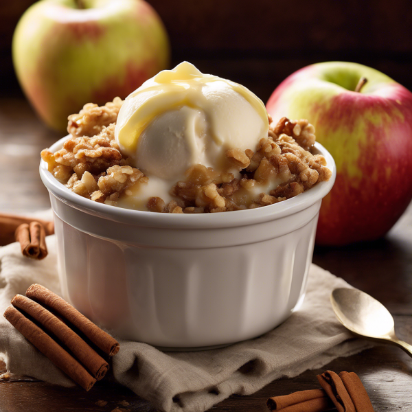 Single-Serve Apple Crisp with Oat Topping