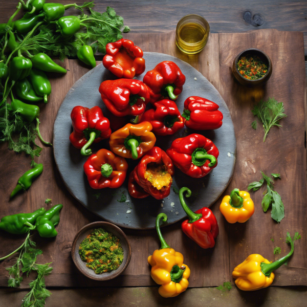 Crispy Deep-Fried Stuffed Capsicum