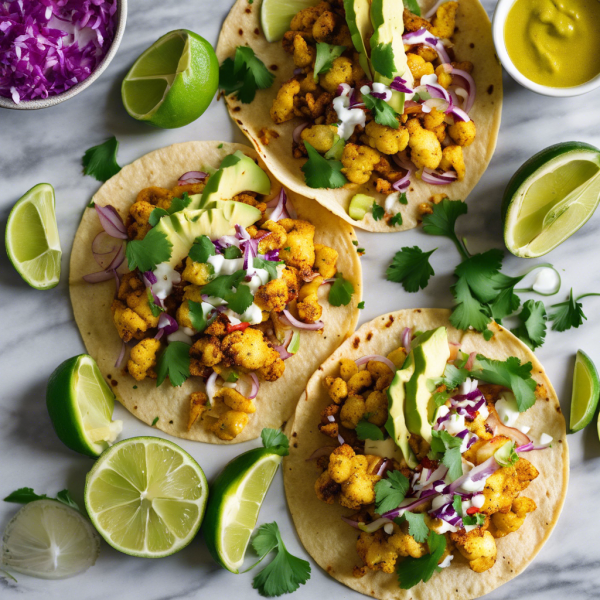 Spicy Cauliflower Tacos