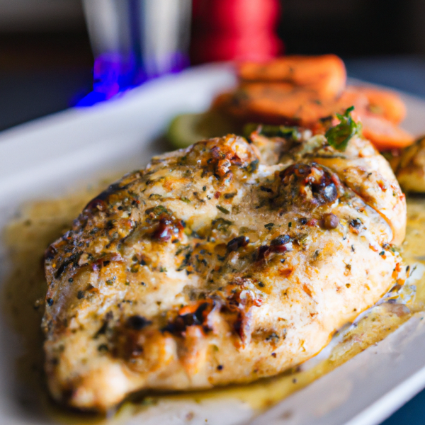 Grilled Chicken with Garlic Sauce