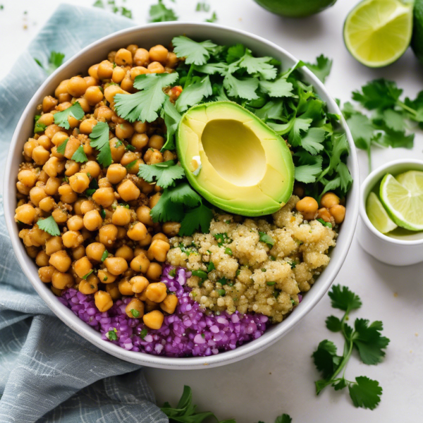 Spicy Chickpea and Quinoa Bowl