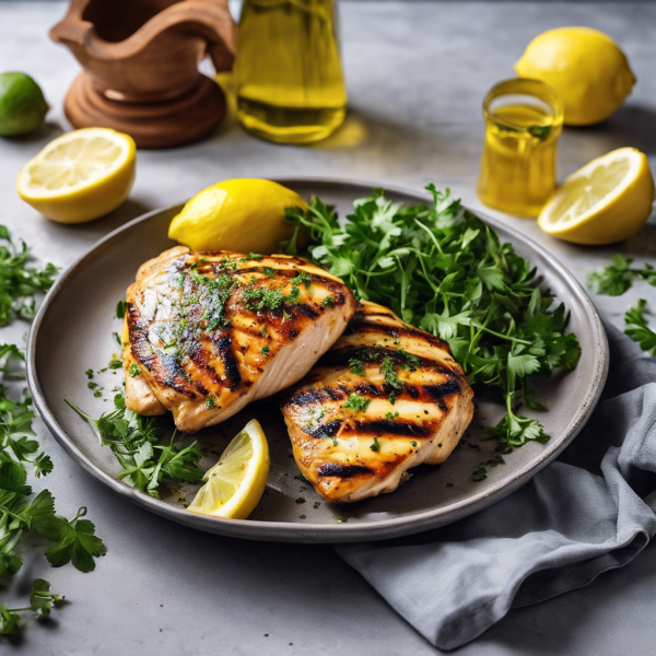 Mediterranean Ginger Grilled Chicken