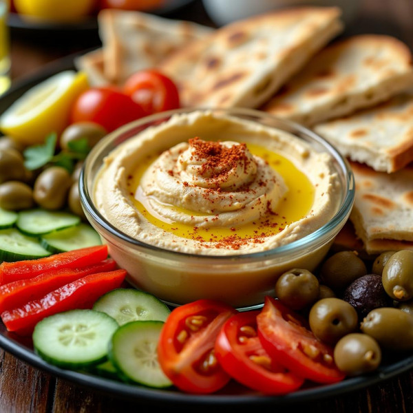 Mediterranean Hummus Platter