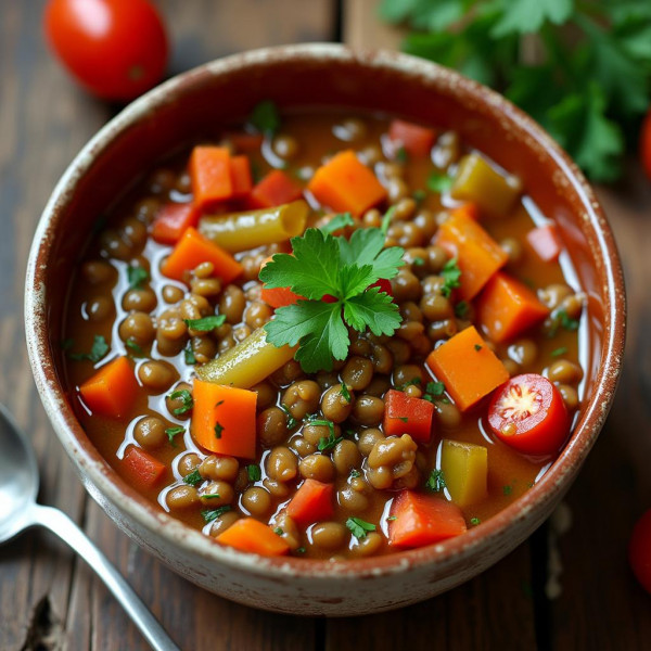 Mediterranean Lentil Soup