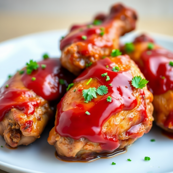 Ketchup-Glazed Chicken Thighs