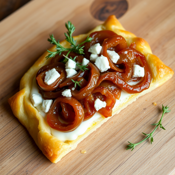 Caramelized Onion and Goat Cheese Tart