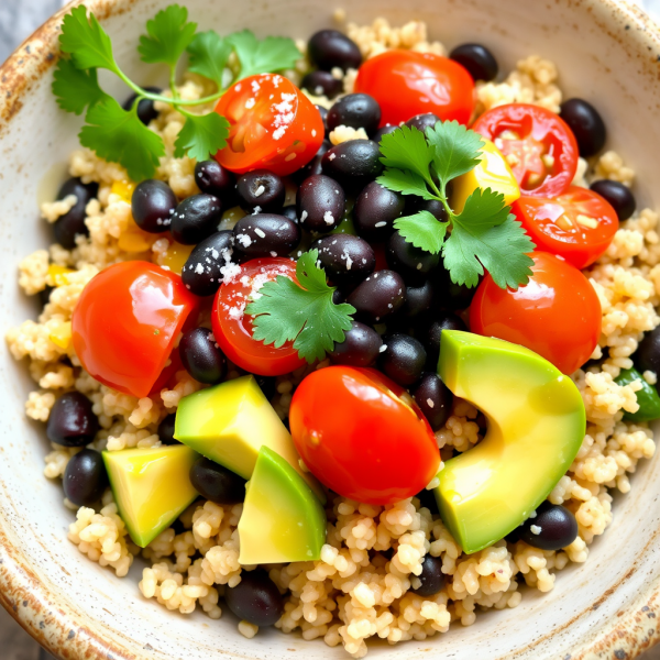 Quinoa and Black Bean Salad