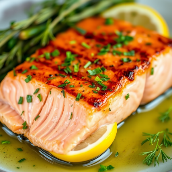 Lemon Herb Grilled Salmon