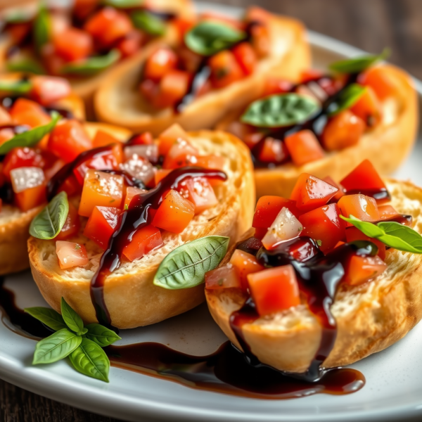 Classic Tomato and Basil Bruschetta