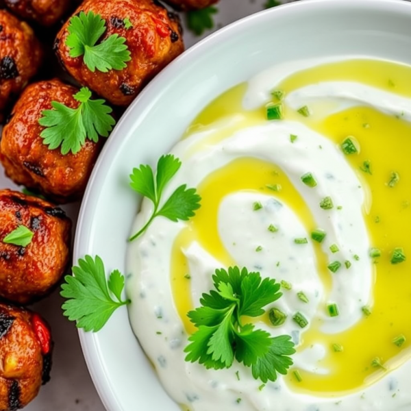 Spiced Lamb Kofta with Tzatziki