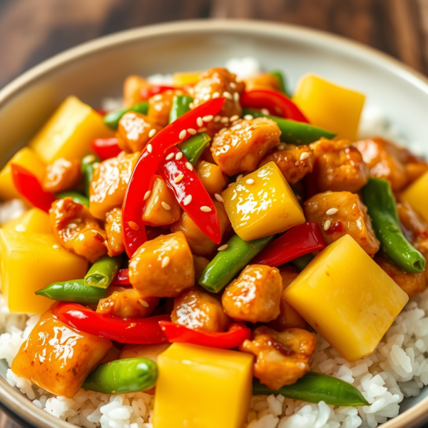 Pineapple Chicken Stir-Fry