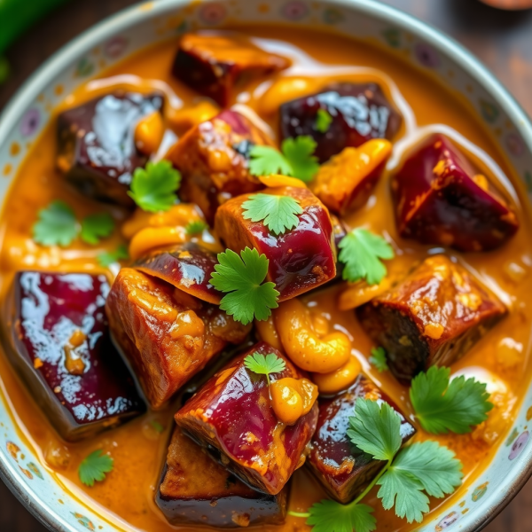 Spicy Brinjal Curry without Tomato