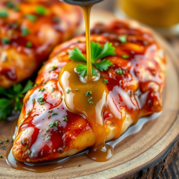 Honey Mustard Glazed Chicken Breast