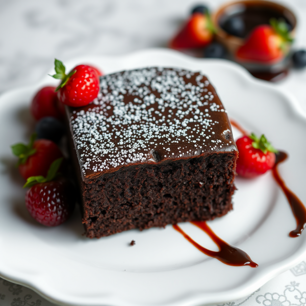 Chinese Chocolate Butter Cake