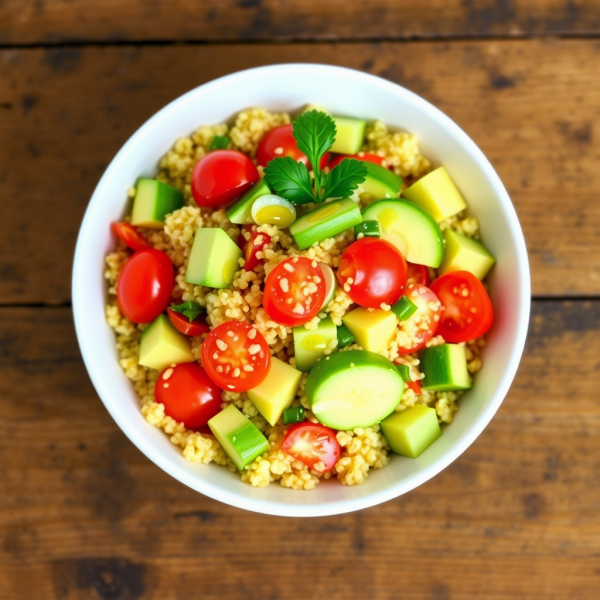 Zesty Quinoa Salad with Avocado