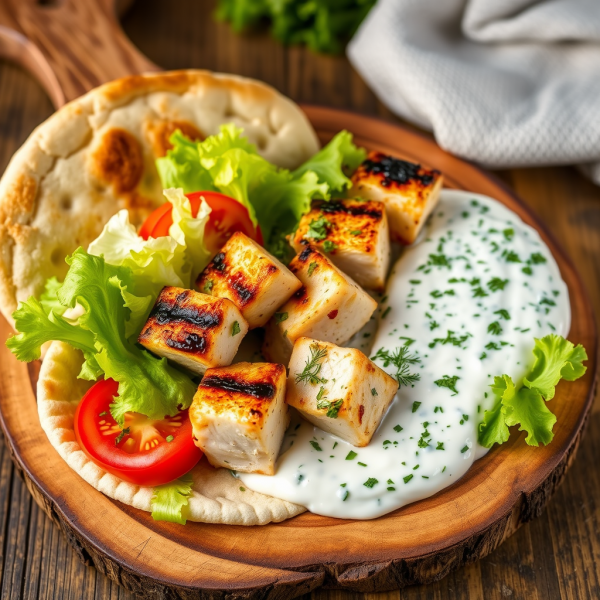 Single-Serve Greek Chicken Souvlaki