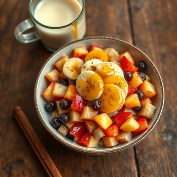 Nepalese Fruit Breakfast Bowl